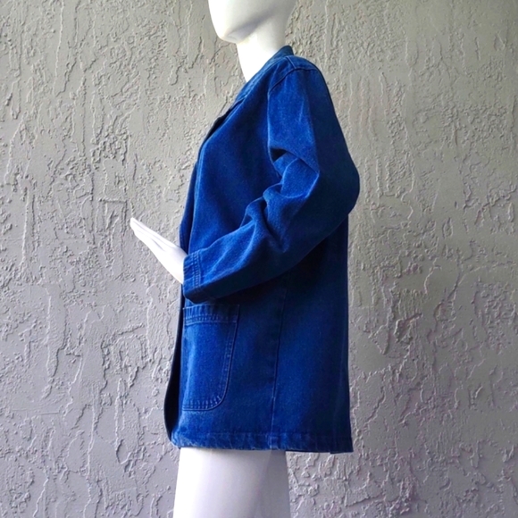 THE BLUE, LADIES PREMIUM DENIM BLAZER/JACKET - Picture 3 of 17